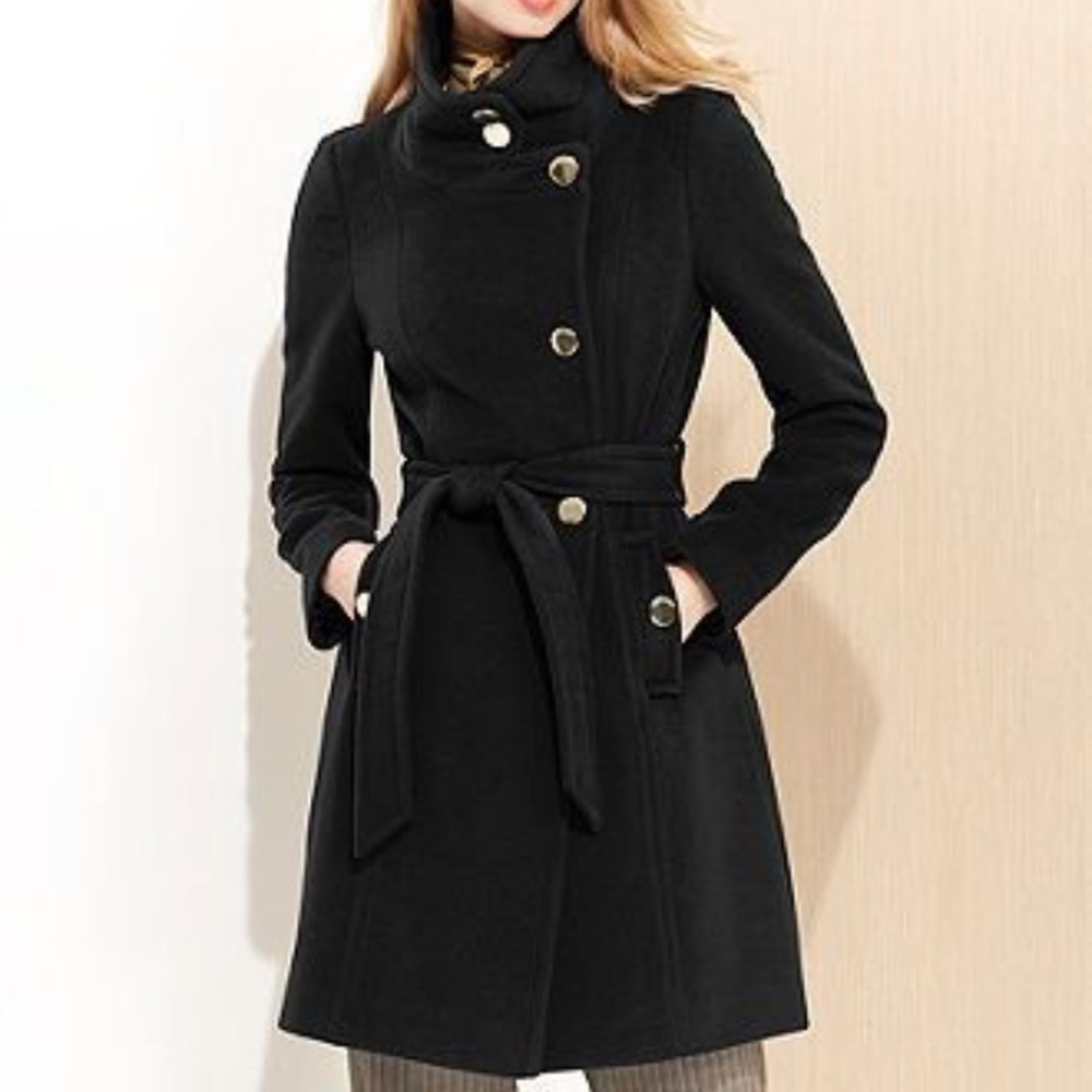 Tahari Navy Blue winter coat
